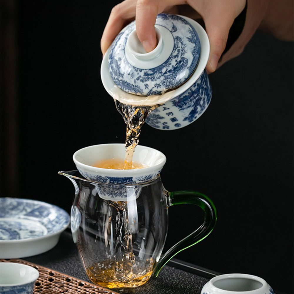 Riverside Scene at Qingming Festival Tea Set