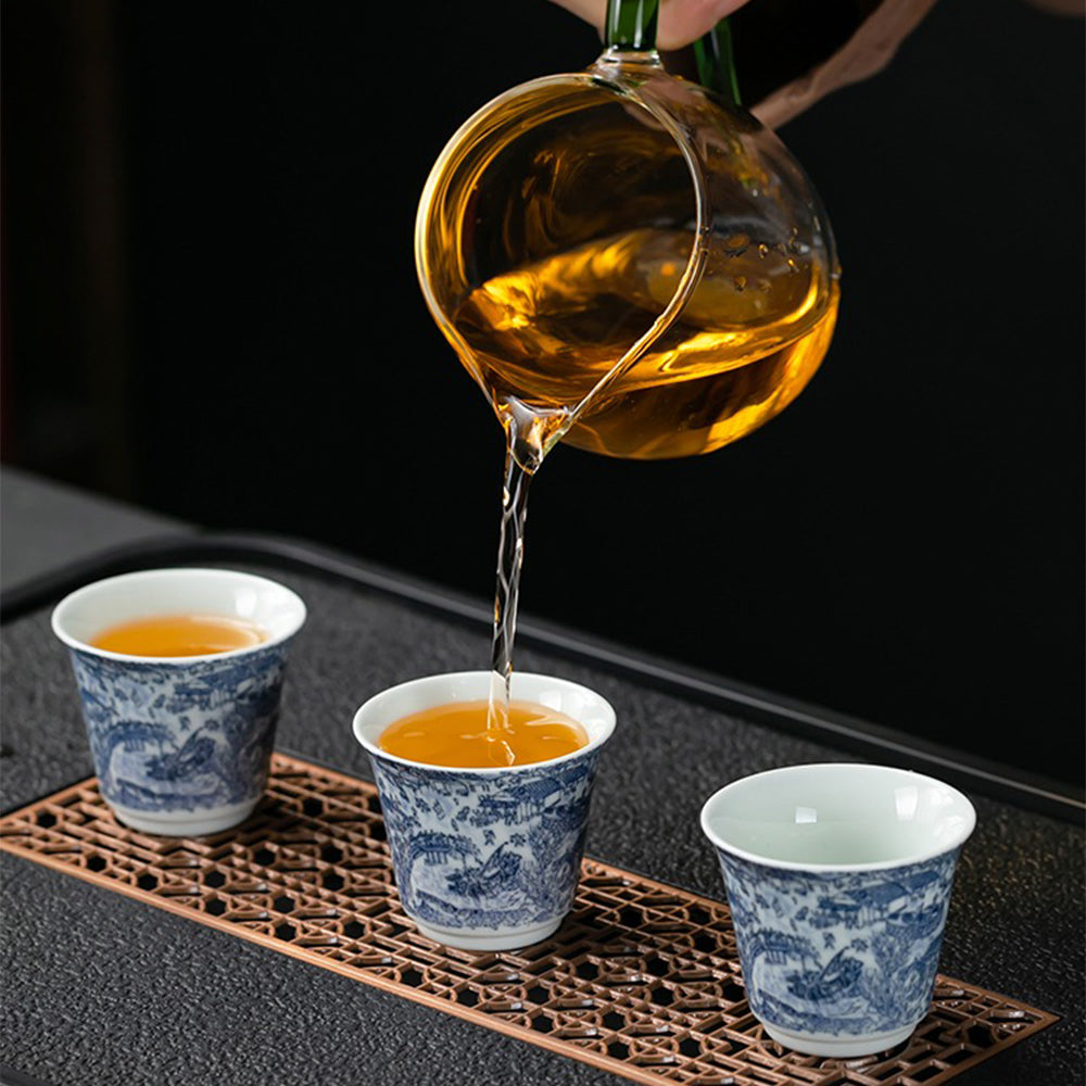 Riverside Scene at Qingming Festival Tea Set