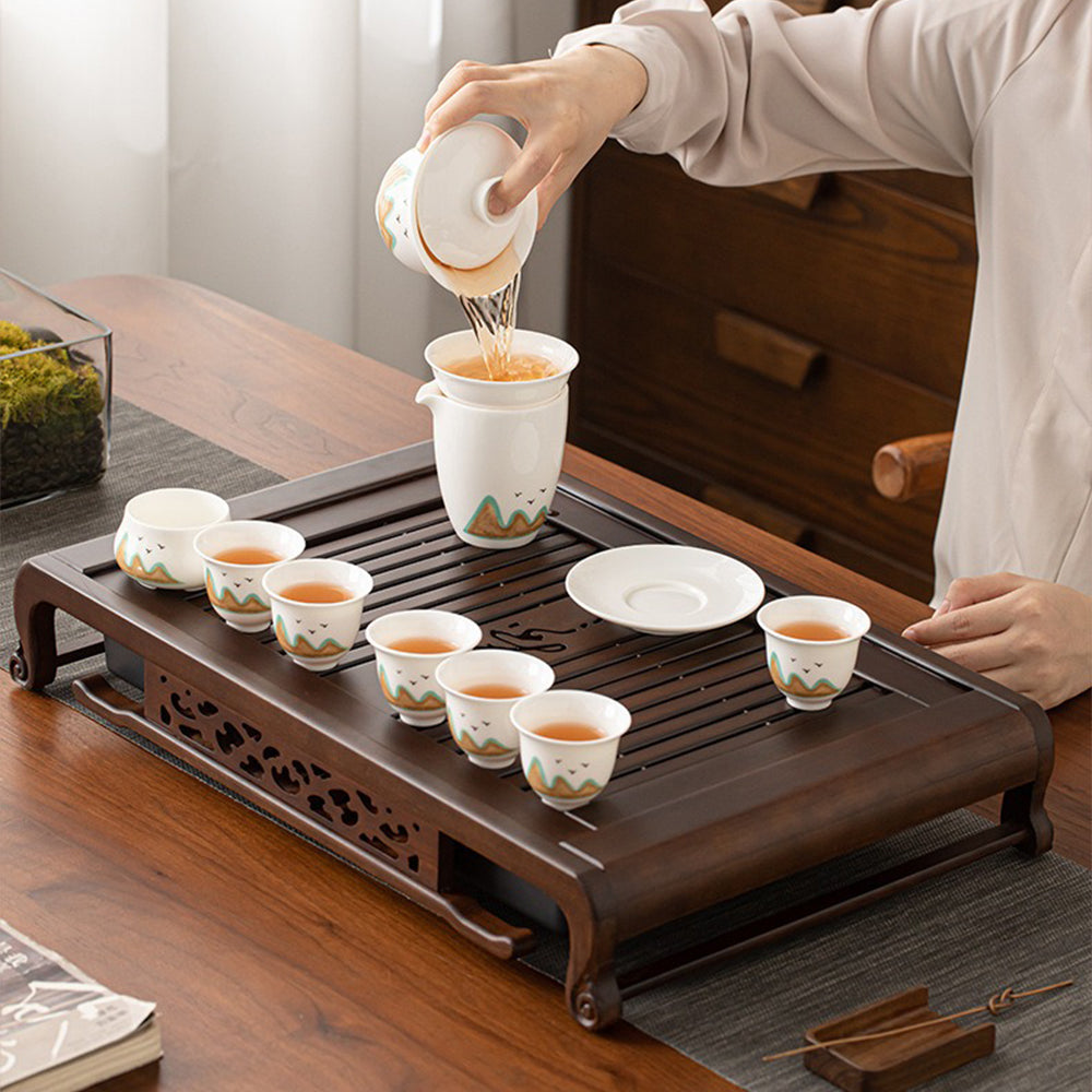Ebony Wood Gongfu Tea Tray