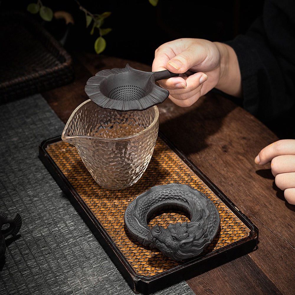 Dragon Purple Clay Tea Pet Strainer