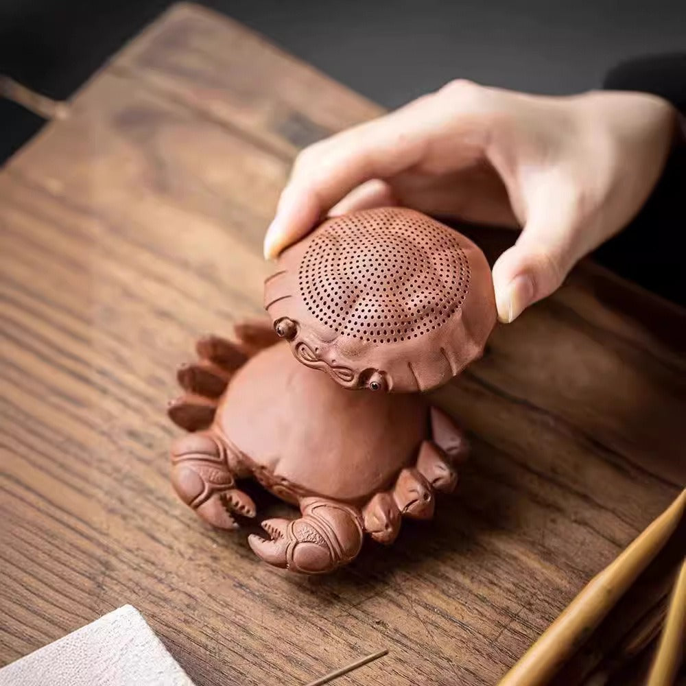 Purple Clay Crab Tea Pet Strainer – Umi Tea Sets