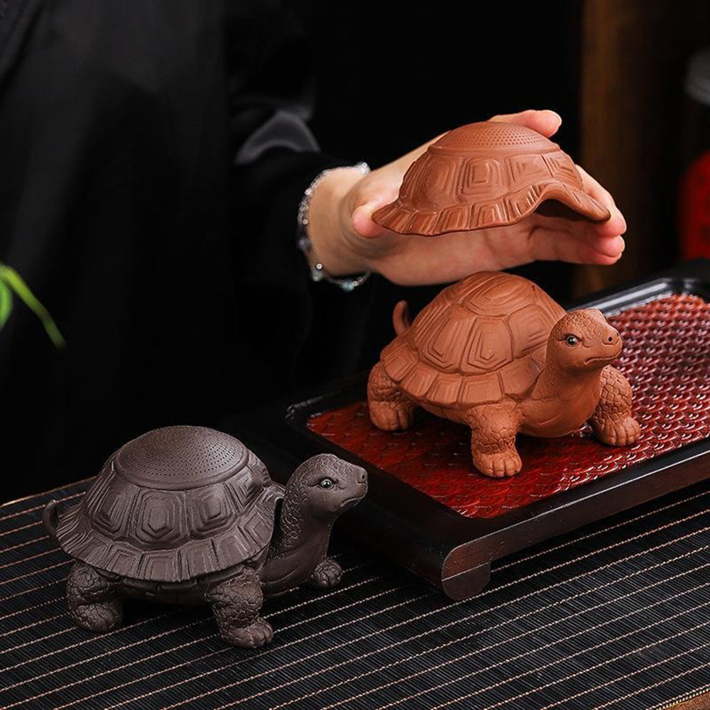 Purple Clay Turtle Tea Pet Strainer – Umi Tea Sets