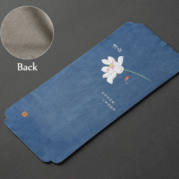 Rivers and Mountains Suede Tea Table Mat