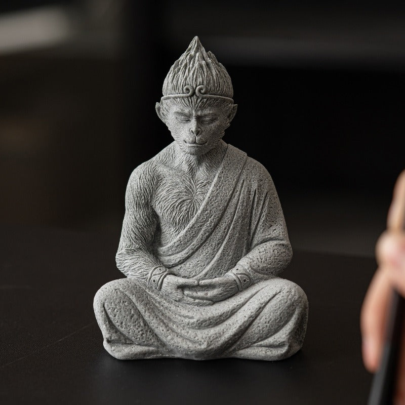 Black Myth Wukong Stone Tea Pet Ornament