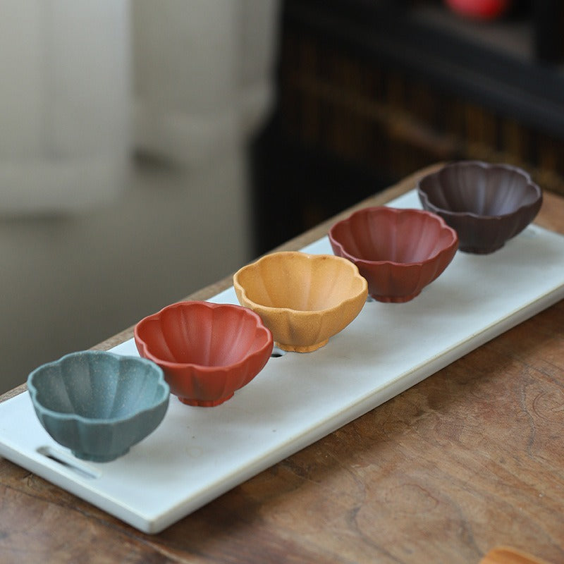 Set of Five - Yixing Clay Gongfu Tea Cup