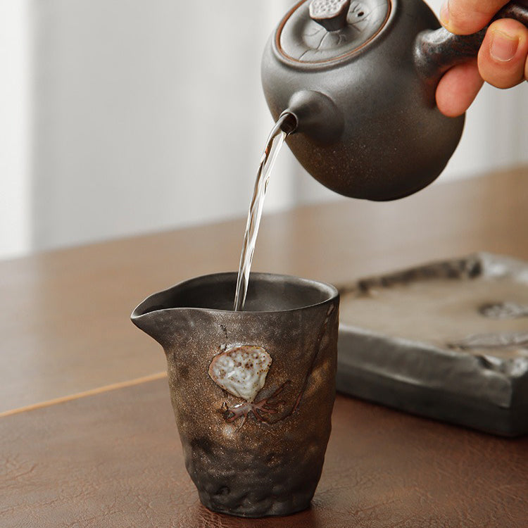 Gold Lotus Seed Kyusu Tea Set