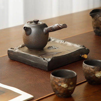 Gold Lotus Seed Kyusu Tea Set