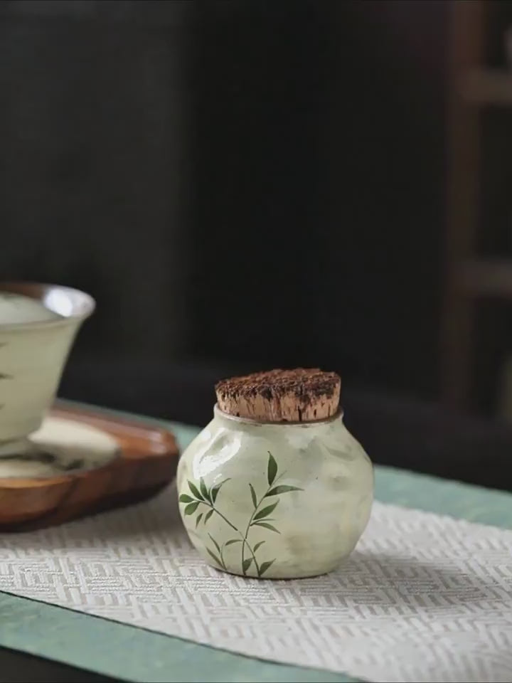 Handmade Pottery Tea Caddy