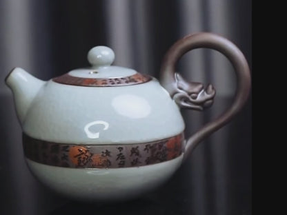 Ice Crack Ge Kiln Teapot