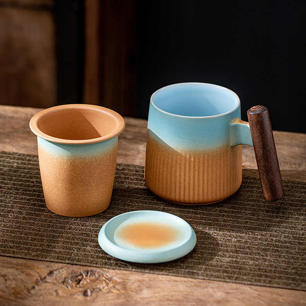 Ruyao Japanese Tea Cup With Handle