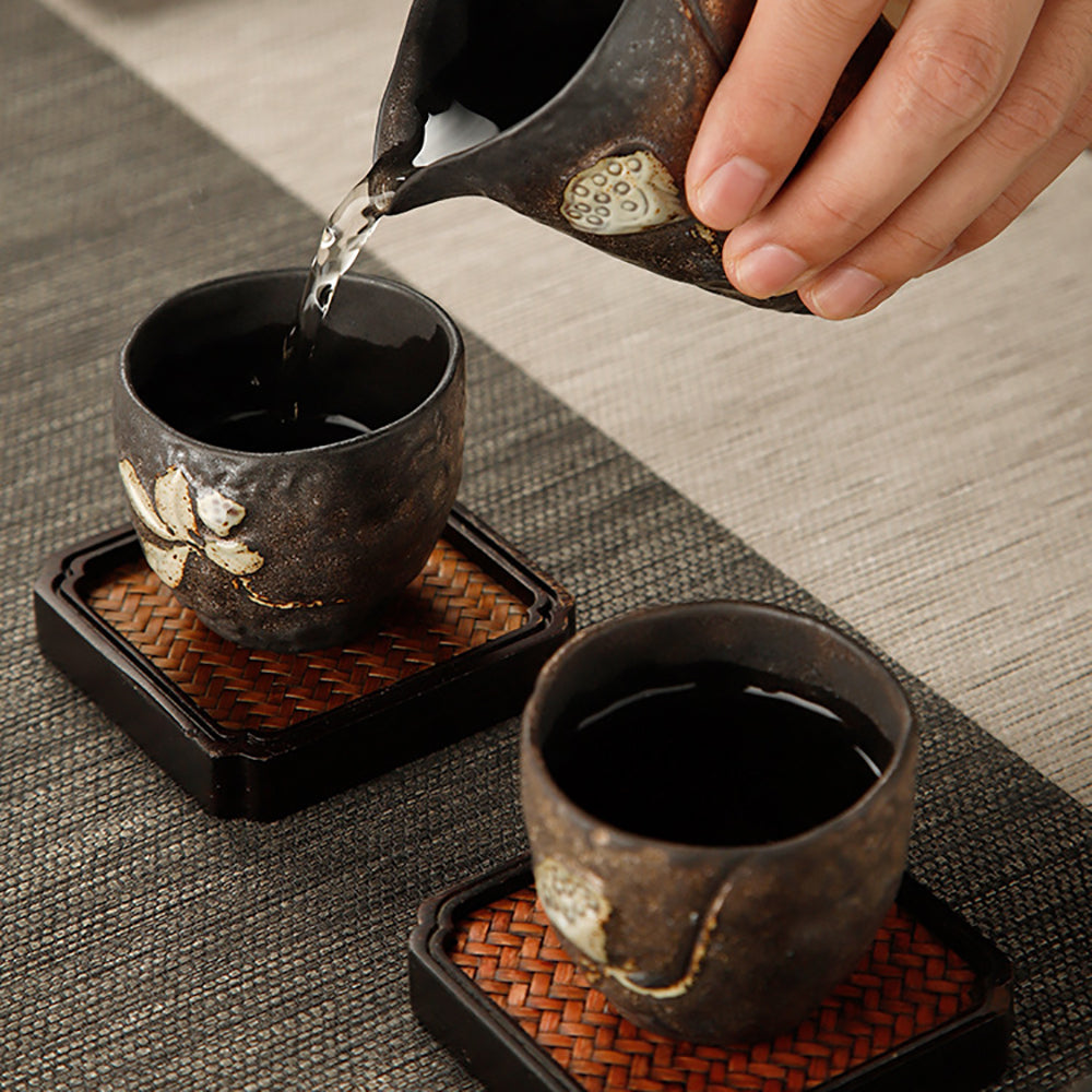 Gold Lotus Seed Kyusu Tea Set
