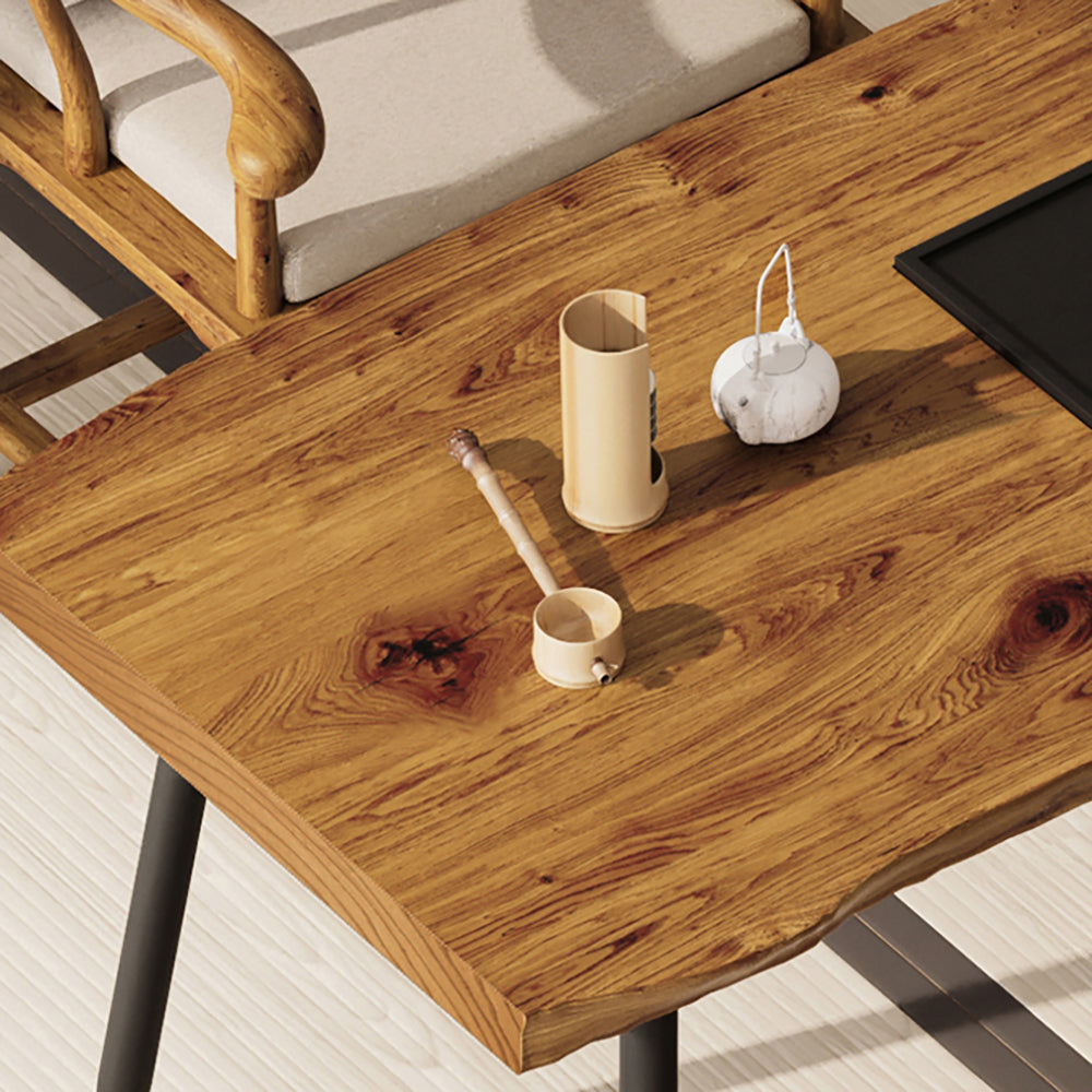 Log Retro Chinese Style Tea Table Set