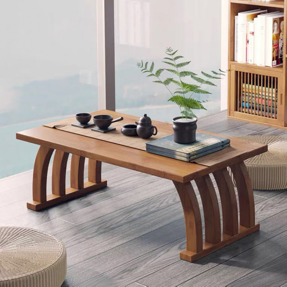Bamboo Arched Low Tea Table