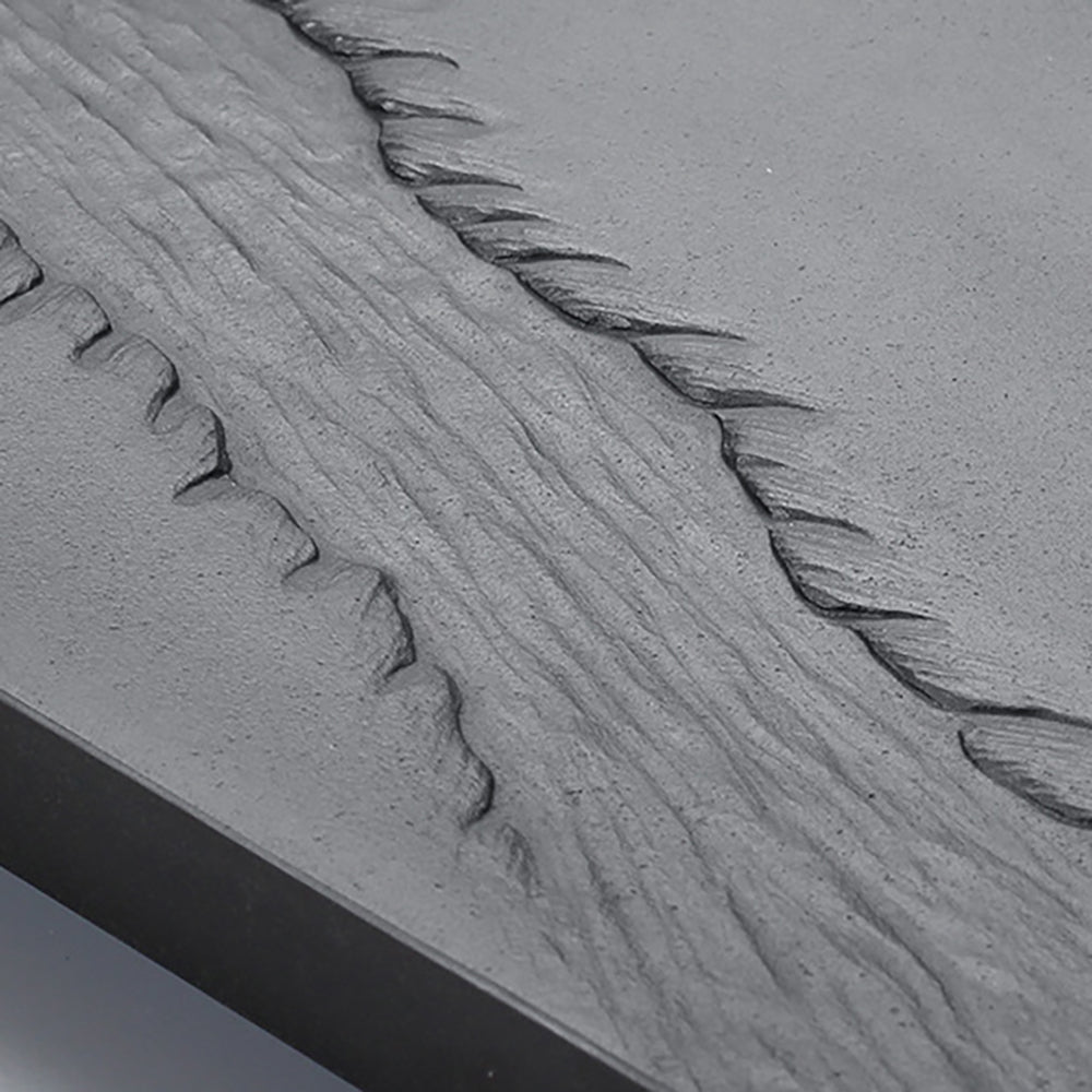 Black Stone Bridge And River Tea Tray