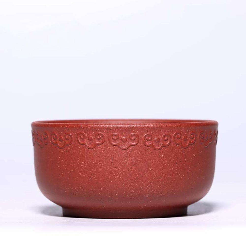 Five Color Purple Clay Auspicious Cloud Gongfu Tea Cup (Set of 5)