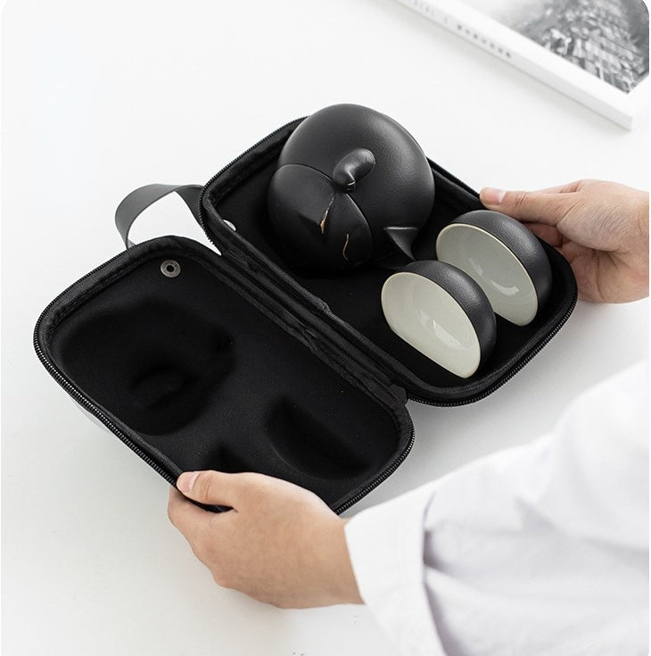 Maneki Neko Lucky Cat Travel Tea Set