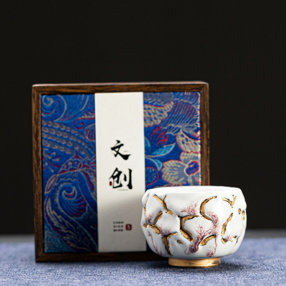 Shinoyaki Gold Gongfu Tea Cup
