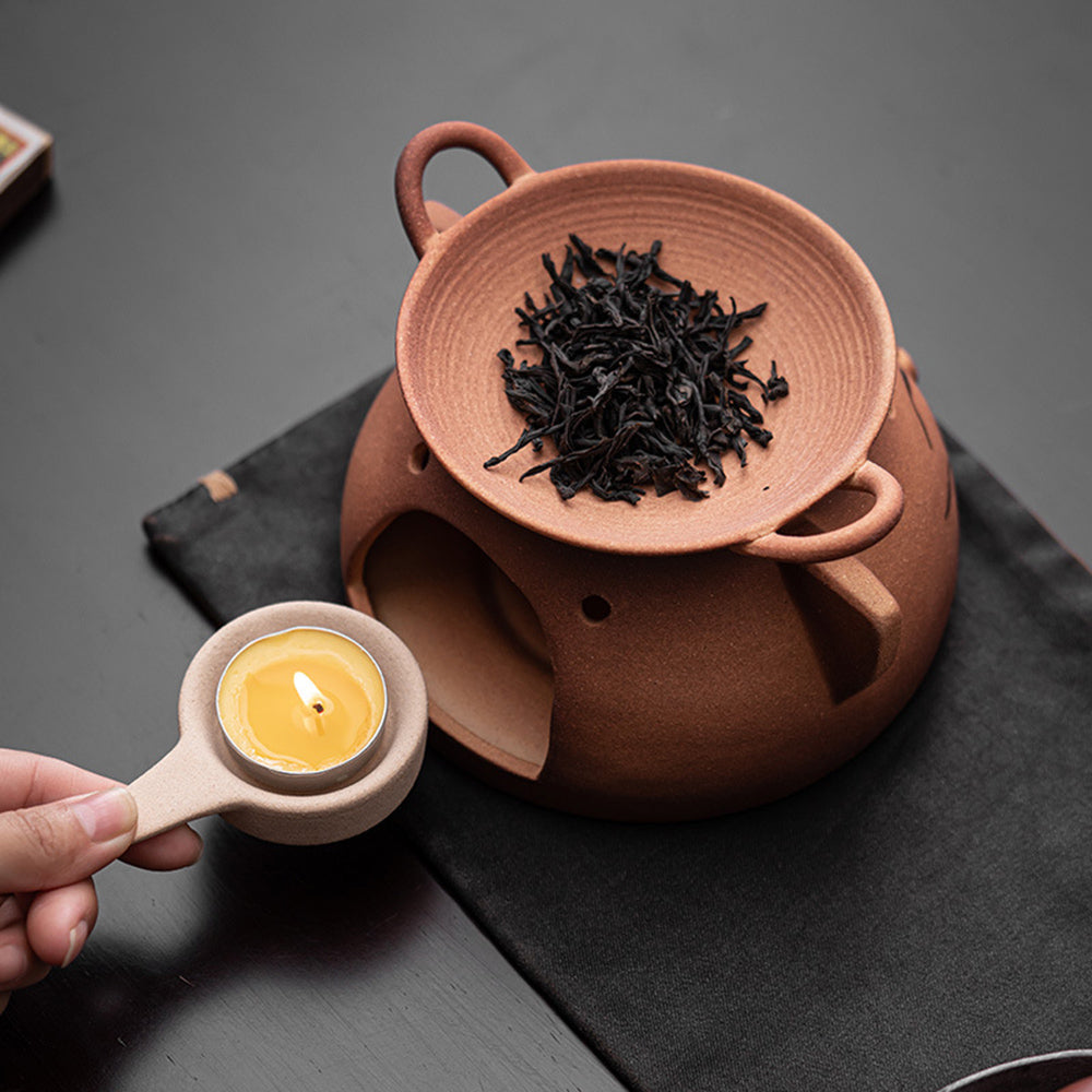 Cute Tiger Coarse Pottery Tea Leaves Stove