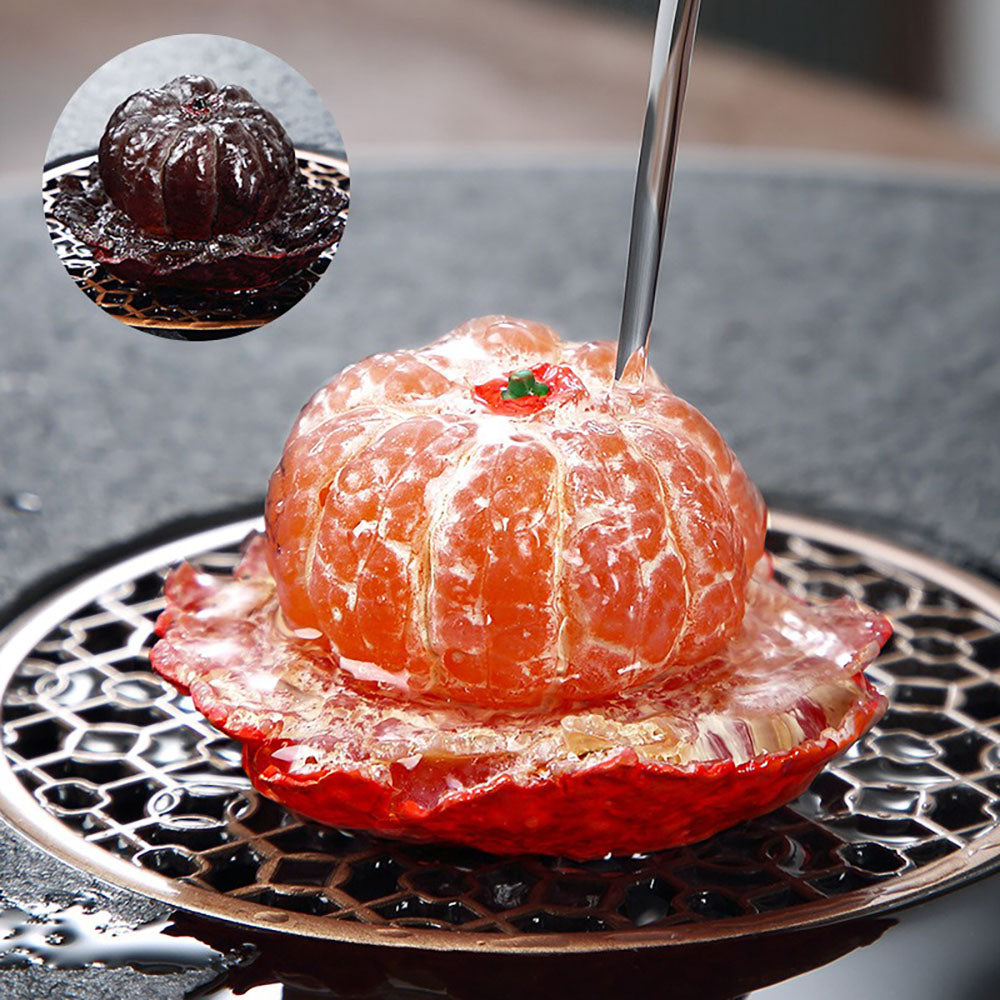 Color Changeable Orange Tea Pet