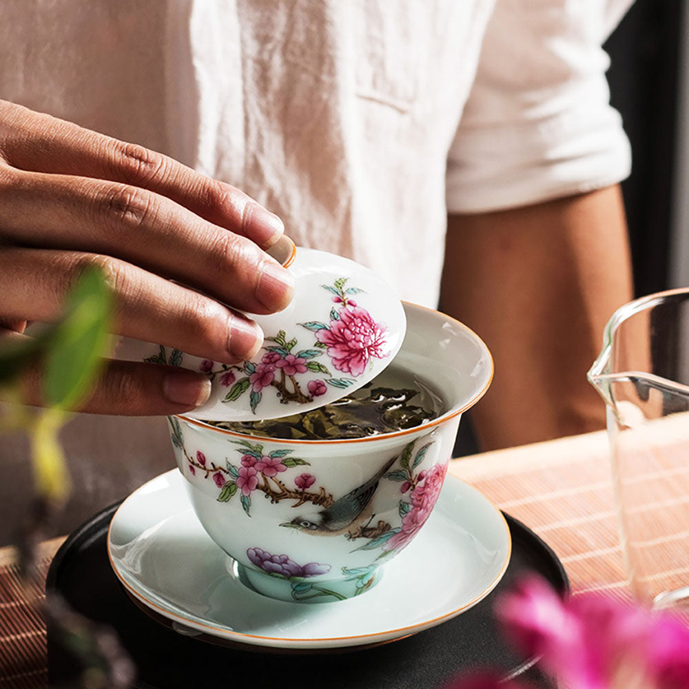 Gaiwan Verre Cristal 150ml - Théière Chinoise Traditionnelle UMITEASETS