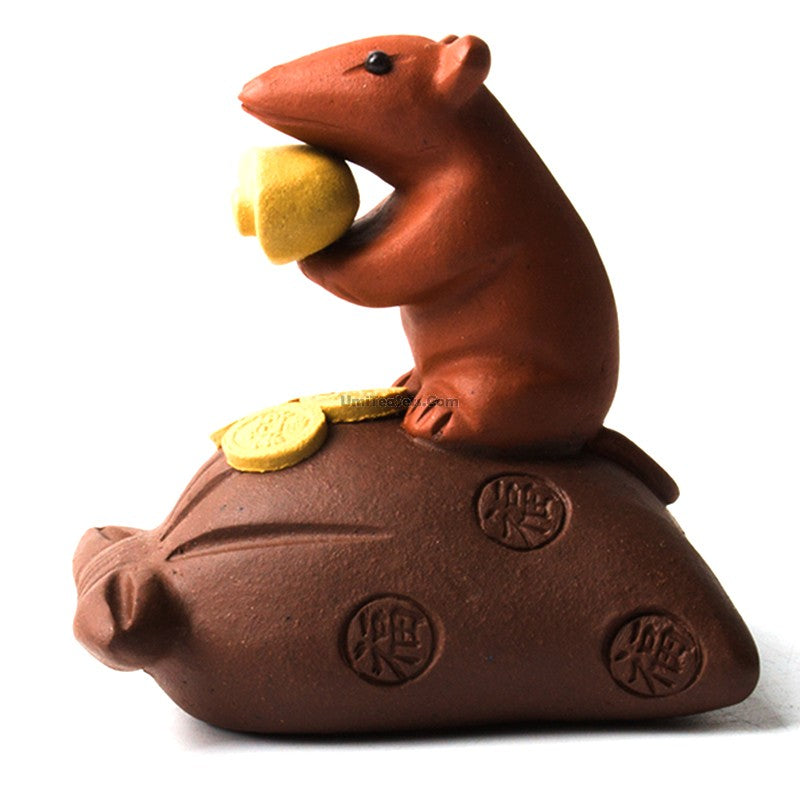 Purple Clay Mouse & Treasure Tea Pet – Umi Tea Sets