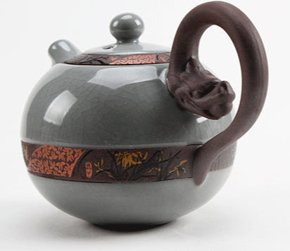 Ice Crack Ge Kiln Teapot