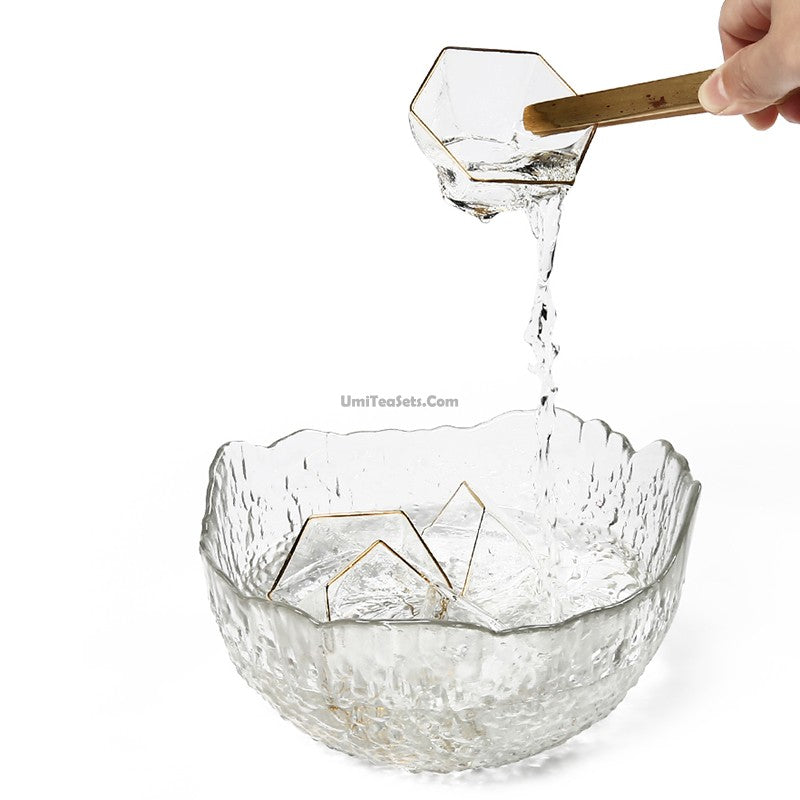 Ice Block Style Glass Tea Washer