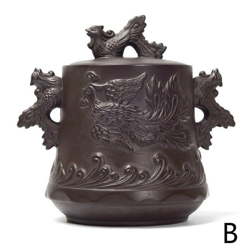 Empaistic Dragon Clay Tea Caddy