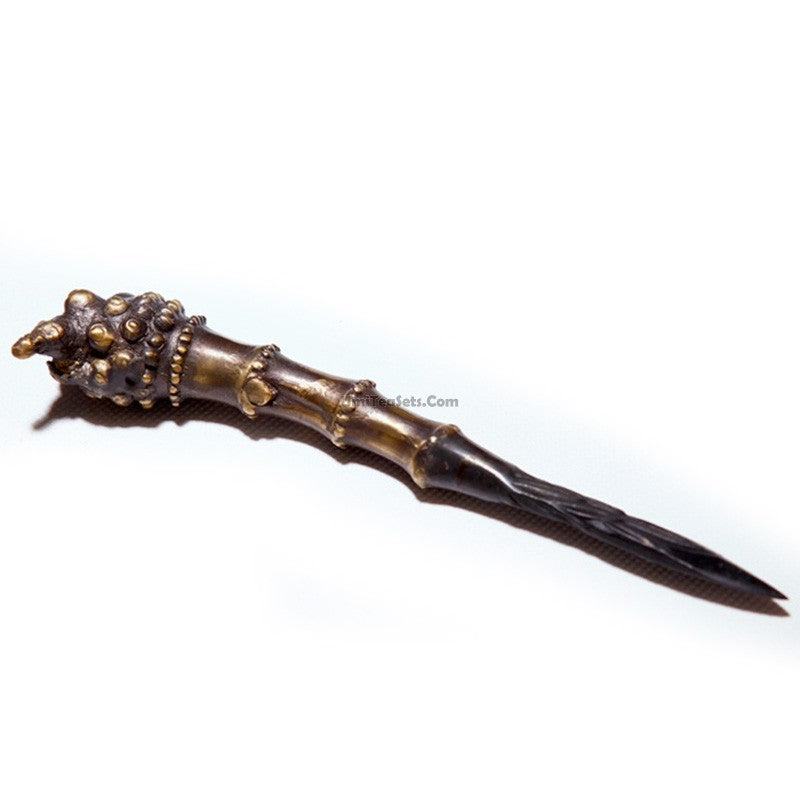 Copper Bamboo Root Tea Knife