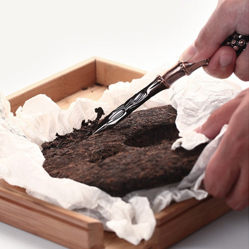Copper Bamboo Root Tea Knife