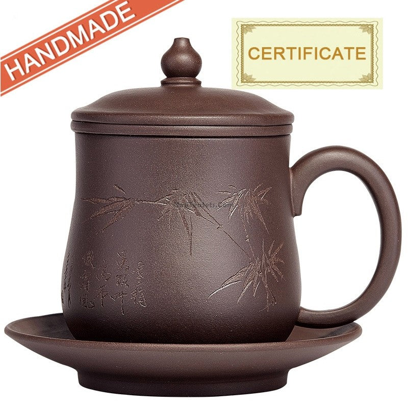 Japanese Mountain Tea Cup With Wooden Handle – Umi Tea Sets