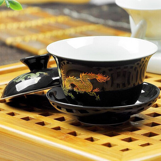 Chinese Dragon Pattern Gaiwan
