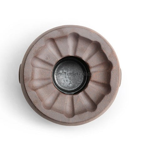 Coarse Pottery Teapot With Alcohol Warmer