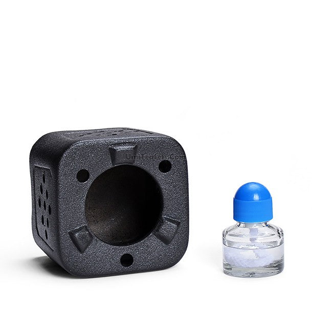 Black Pottery Teapot With Alcohol Wamer