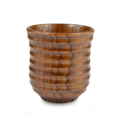 Moire Japanese Wooden Tea Cup (Set of 2)