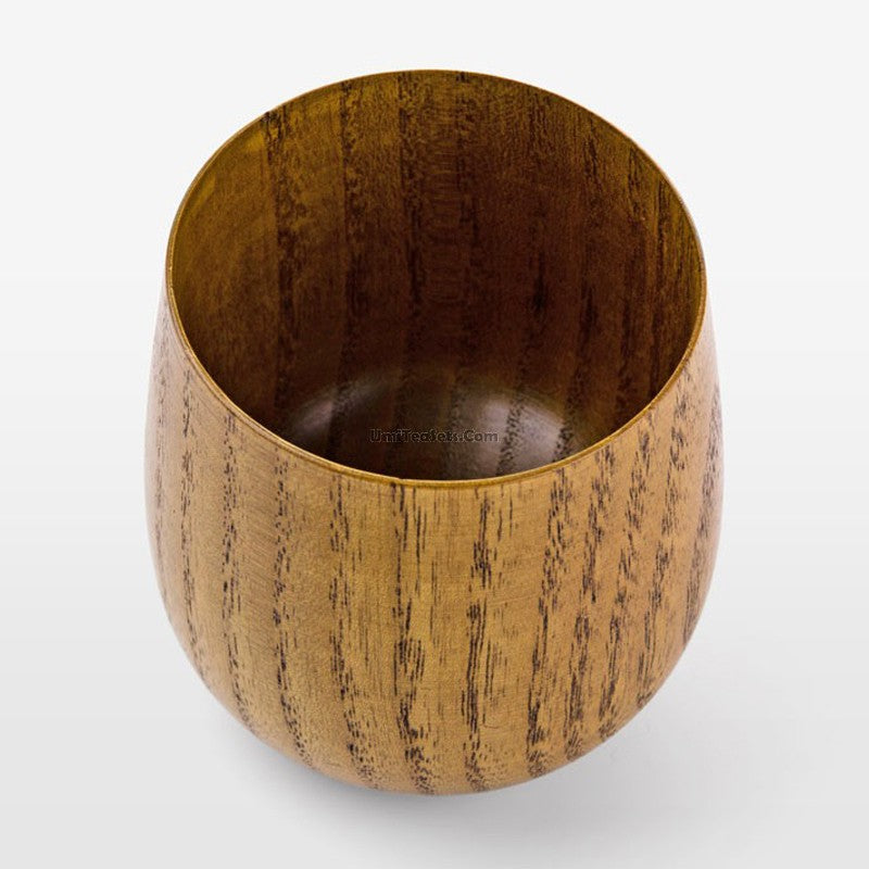Japanese Style Wooden Tea Cup (Set of 2)