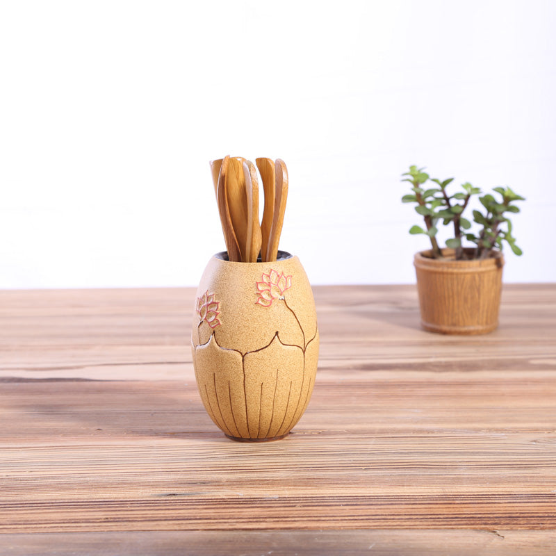 Egg Lotus Tea Utensil Set