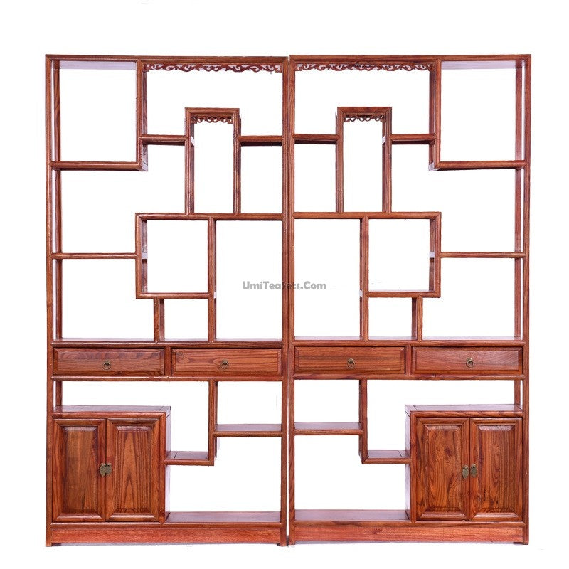 Chinese Tea & Accessories Display Cabinet Shelf – Umi Tea Sets Chinese Tea & Accessories Display Cabinet Shelf – Umi Tea Sets