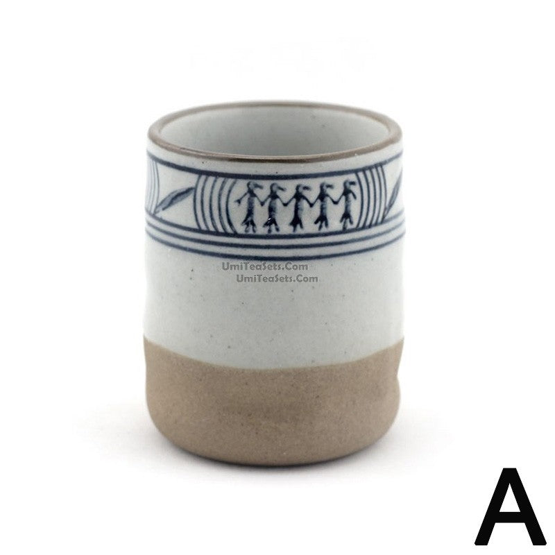 Japanese Karatsu Earthenware Tea Cup