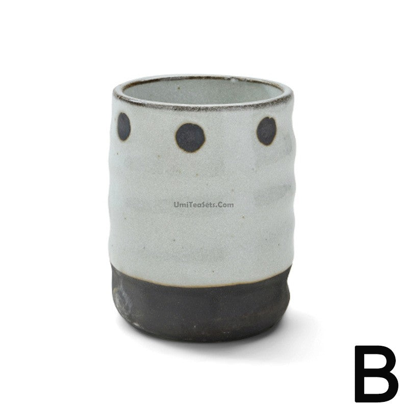 Japanese Karatsu Earthenware Tea Cup