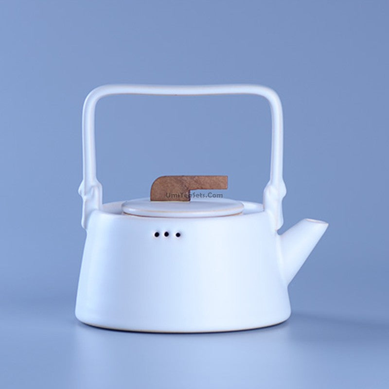 Coarse Pottery Japanese Style Teapot