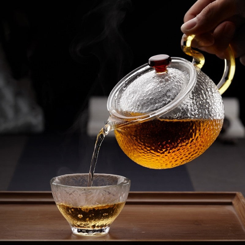Modern Style Glass Tea Set