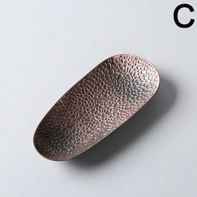 Handmade Bronze Cha He Tea Holder