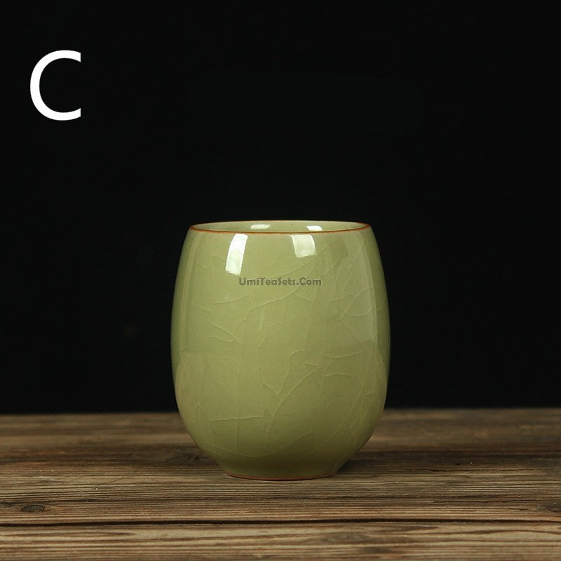 Japanese Celadon Tea Cup (Set of 2)