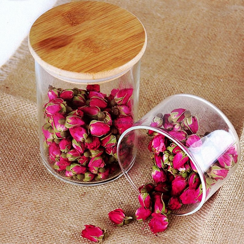 Thick Quality Glass High Tea Caddy