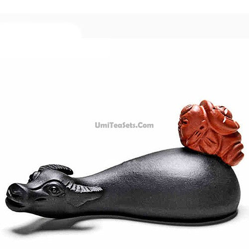 Yixing Clay Cow & Boy Tea Pet