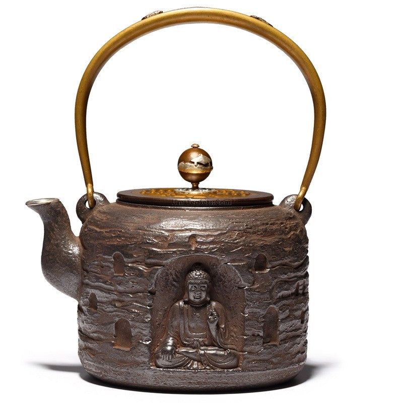 Zen Buddha Cast Iron Teapot