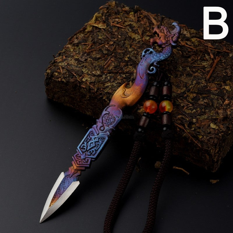 Handmade Mythical Wild Animal Tea Knife