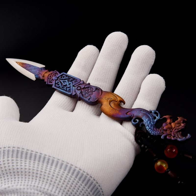 Handmade Mythical Wild Animal Tea Knife