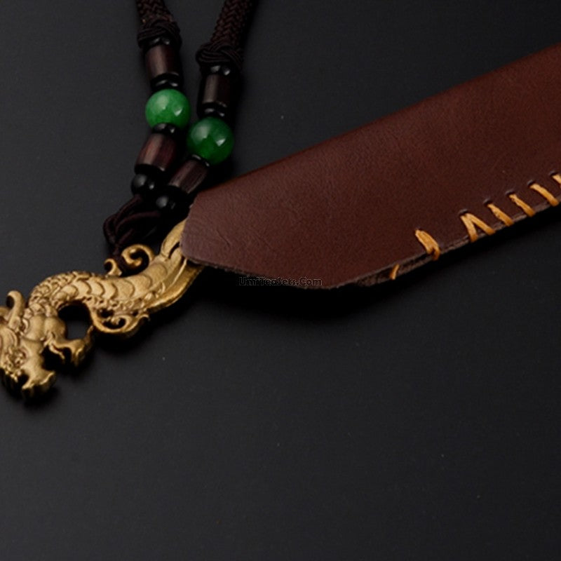 Handmade Mythical Wild Animal Tea Knife